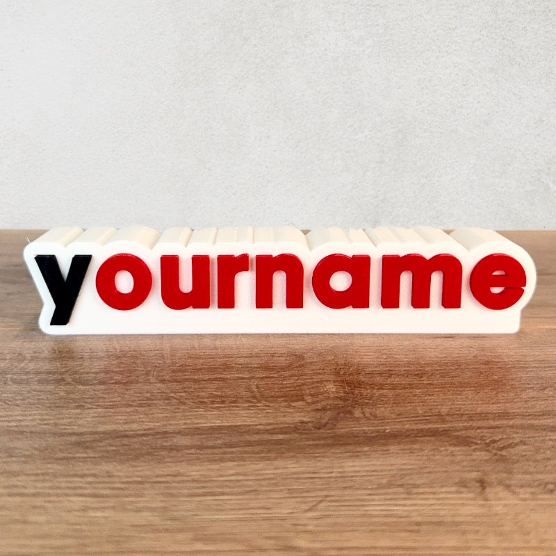 Personalised Nutella Style Name Sign - Customise With Any Name