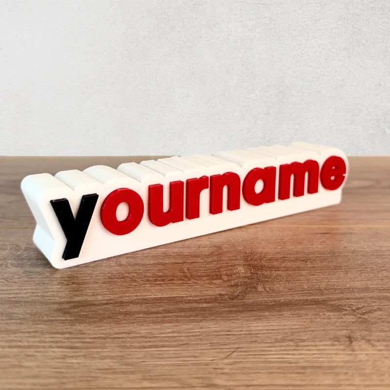 Personalised Nutella Style Name Sign - Customise With Any Name