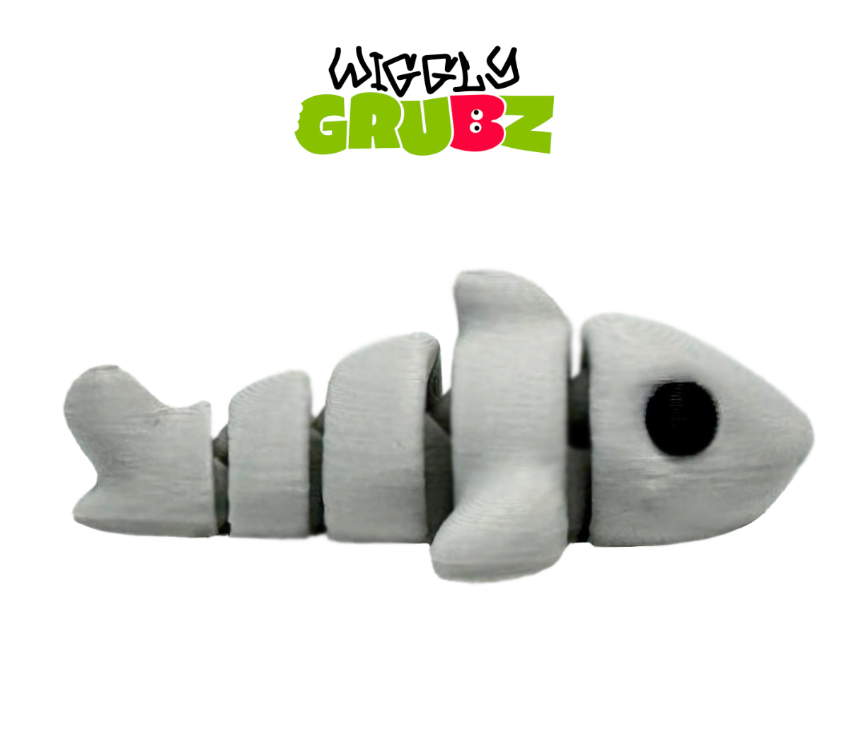 Baby Shark Wiggly Grubz Fidget Animal Toy For Creative Play