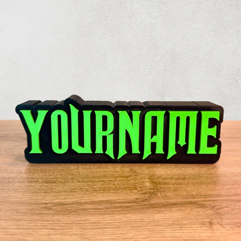 Personalised Wicked Style Name Sign – Customise With Any Name