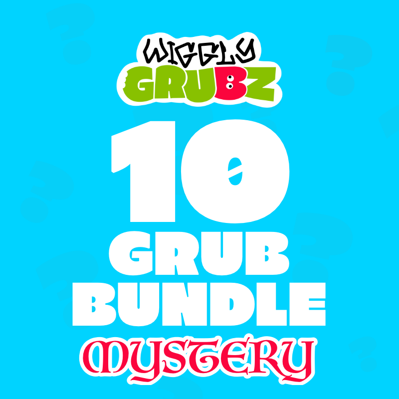 10 Toy Wiggly Grubz Fidget Animal Toy Mystery Bundle