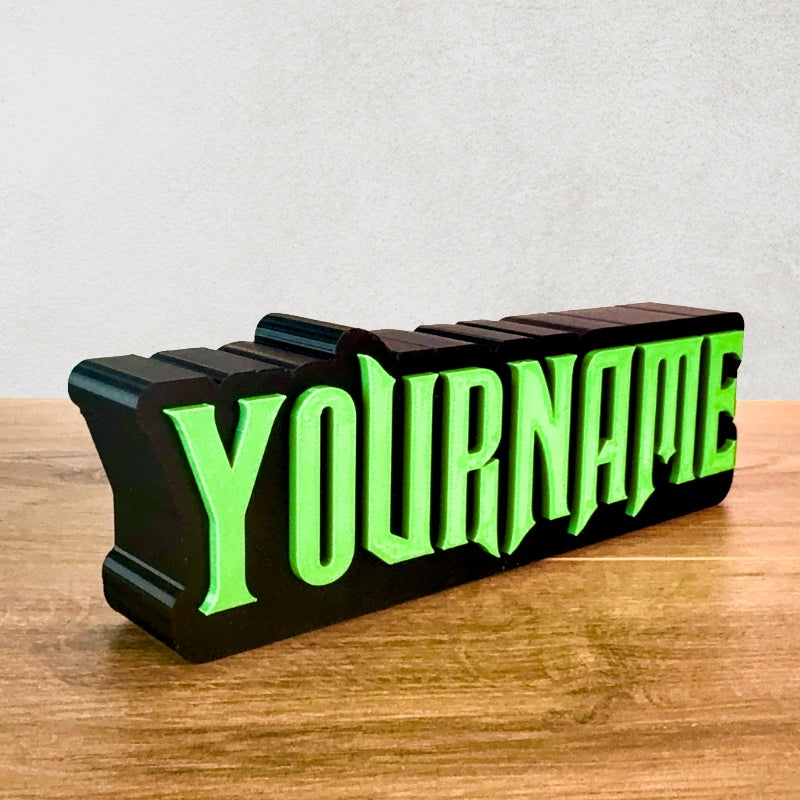 Personalised Wicked Style Name Sign – Customise With Any Name