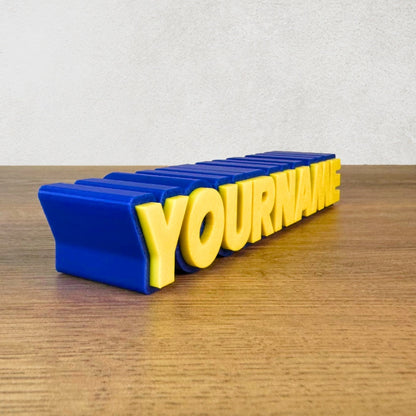 Personalised Sonic The Hedgehog Style Name Sign - Customise With Any Name
