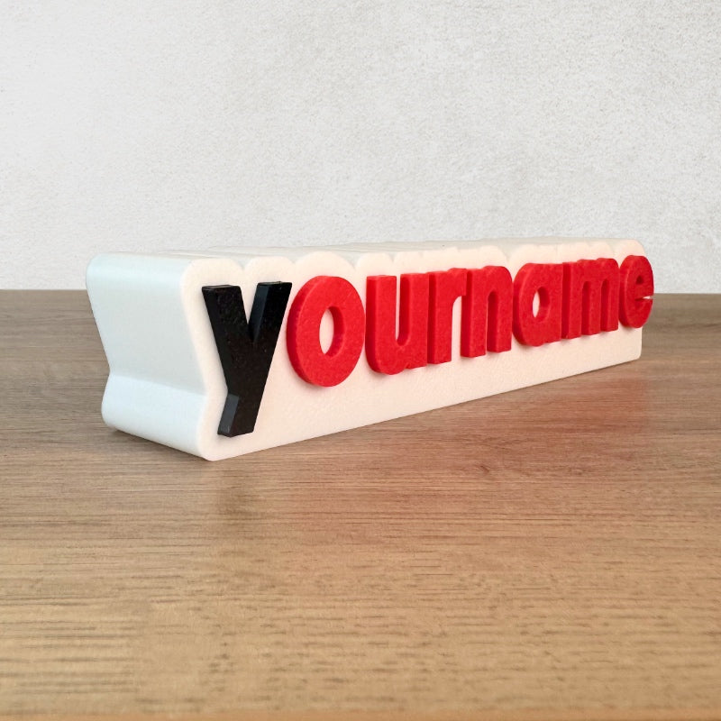 Personalised Nutella Style Name Sign - Customise With Any Name