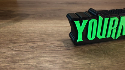 Personalised Wicked Style Name Sign – Customise With Any Name